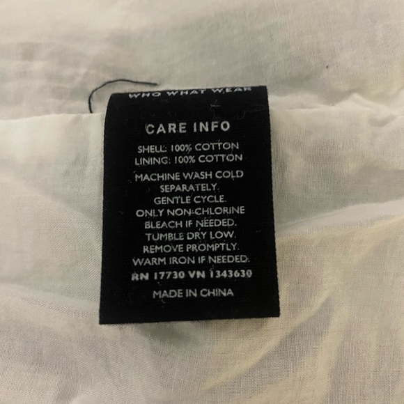 Who What Wear Women’s Ruffled Sleeve Mini Dress Size Large NWOT - Picture 11 of 11